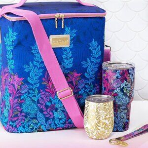 Lilly Pulitzer Calypso Coast Engineered Wine Carrier